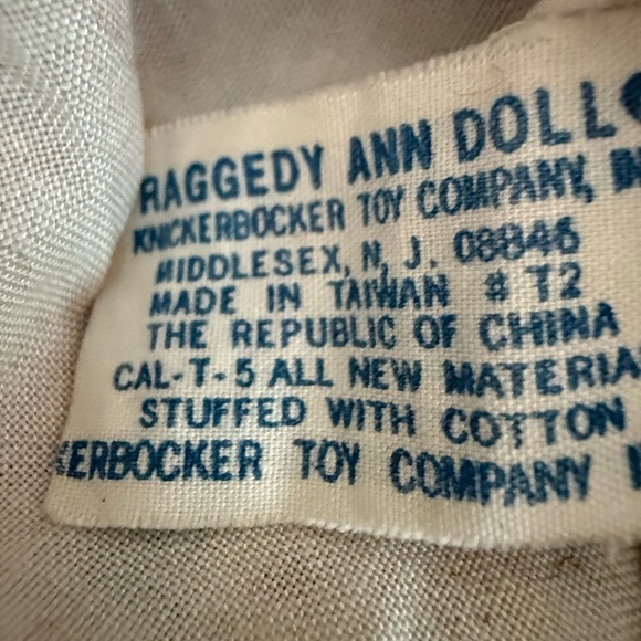 Rare Vintage 1960's XL Annabelle The Original Knickerbocker Raggedy Ann Doll - Picture 9 of 11